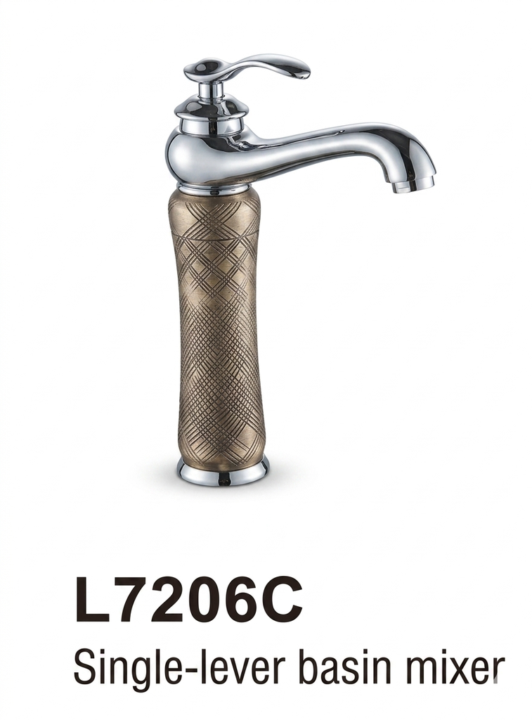 خلاط مغسلة كلاسيكي بمقبض واحد L7206C